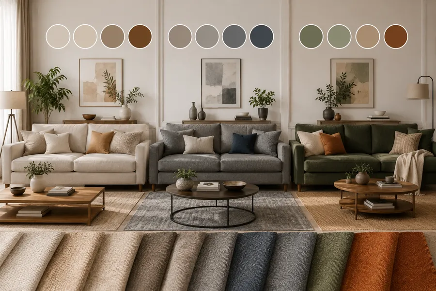Sofa colour combination